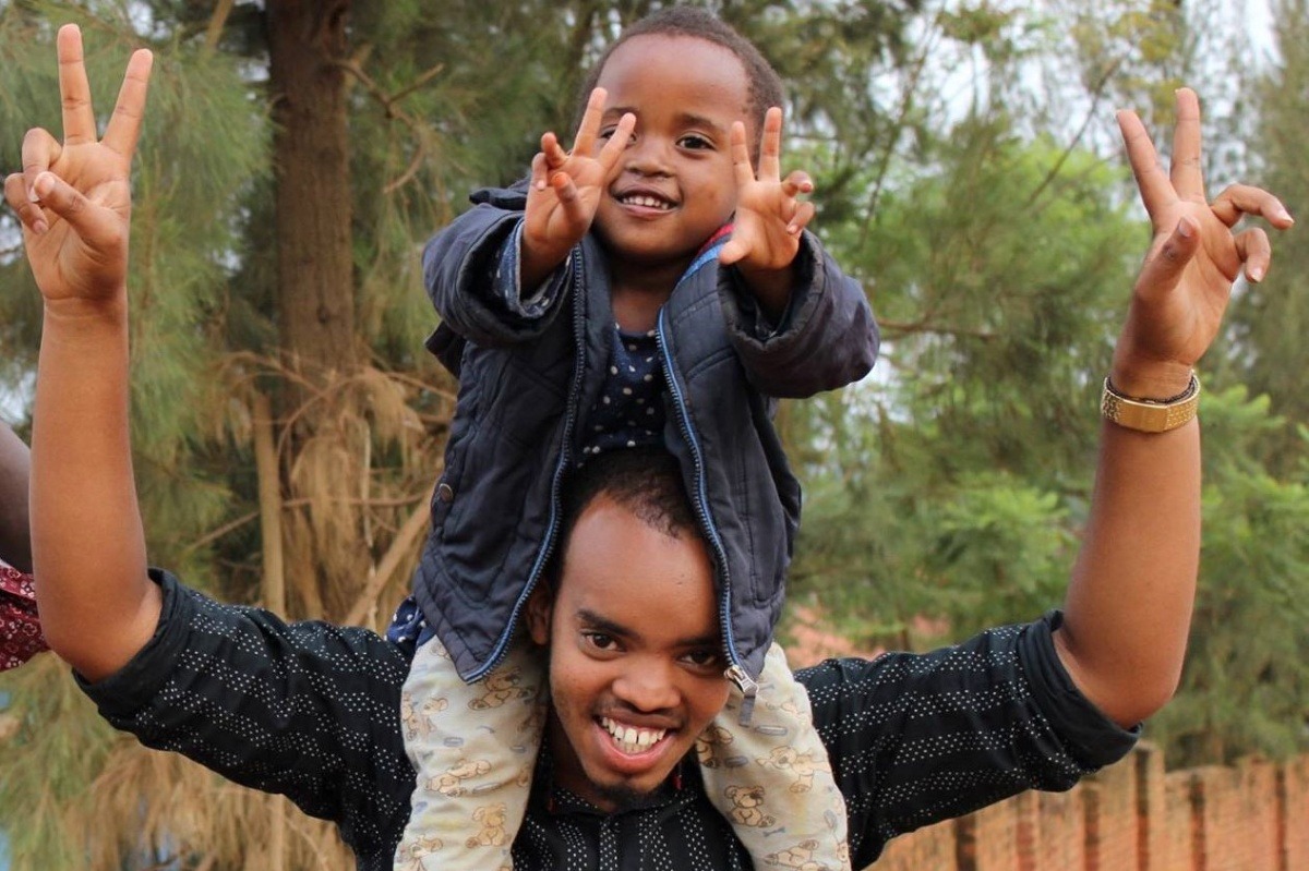 Patrick Gisimba, umuhungu wa Damas Gisimba na we ashaka gutera ikirenge mu cya se n sekuru