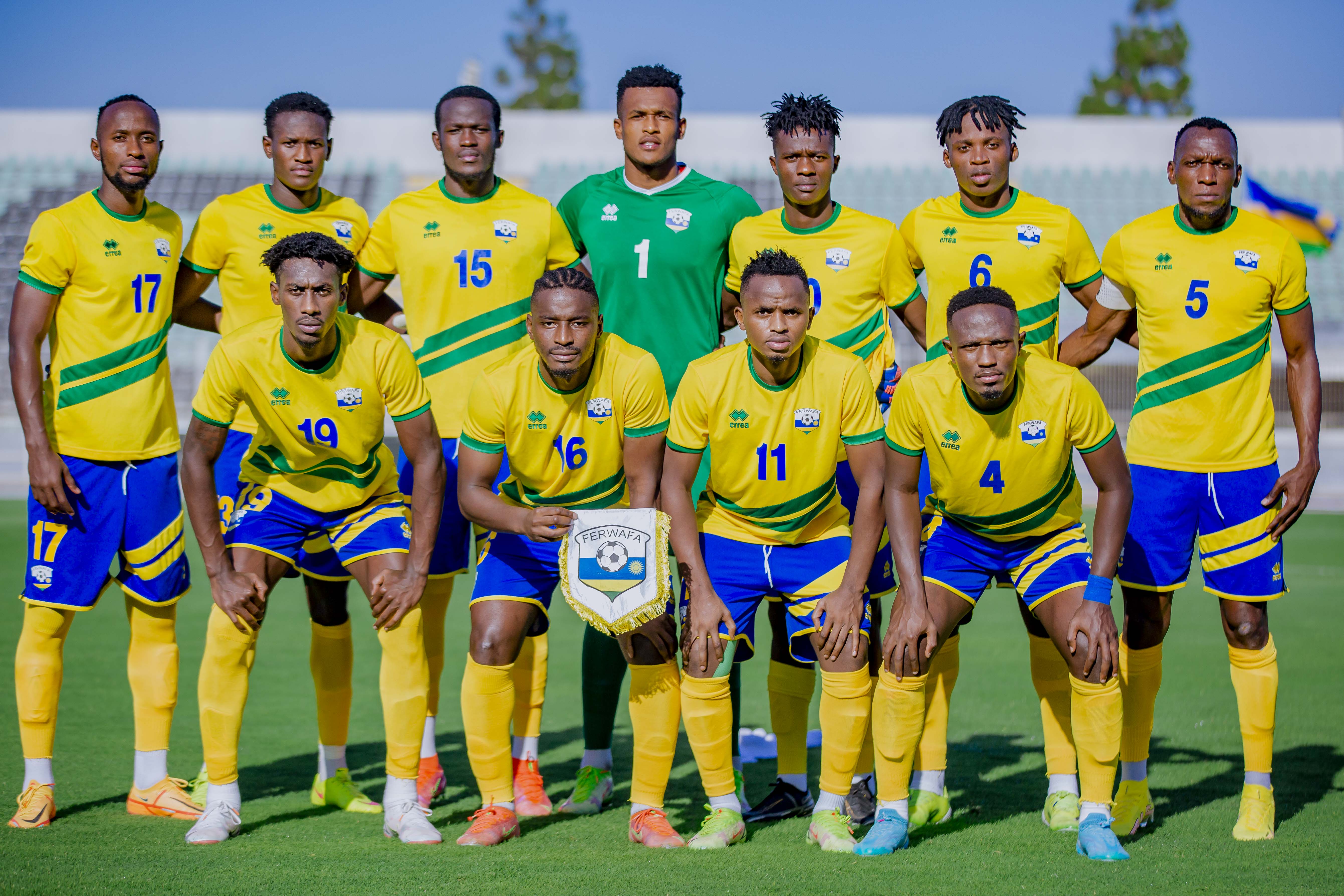 Abakinnyi b'Amavubi babanje mu kibuga