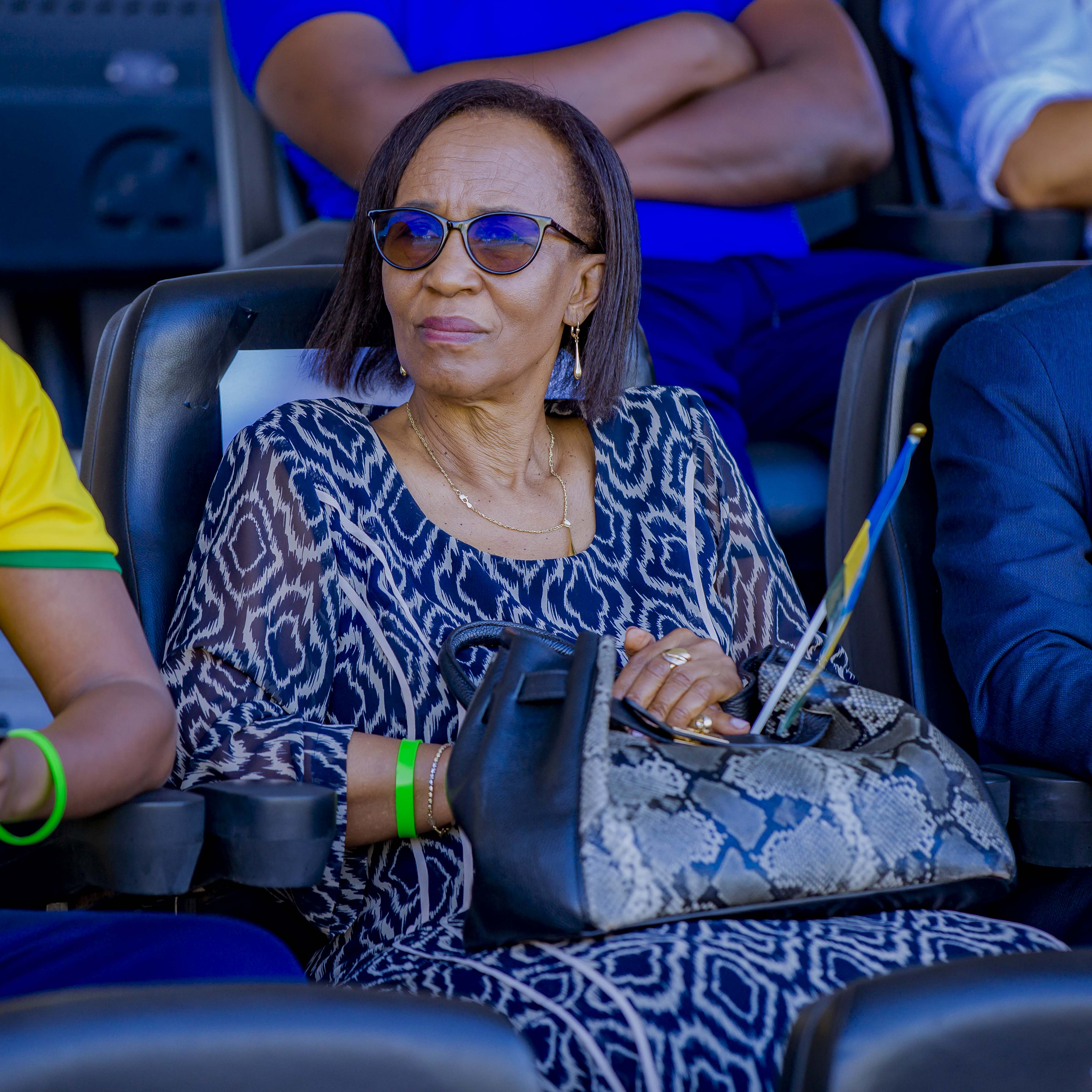 Ambasaderi w'u Rwanda muri Maroc, Madame Zaina NYIRAMATAMA yarebye uyu mukino