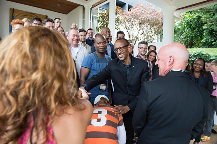 Perezida Kagame yakiriye itsinda ry