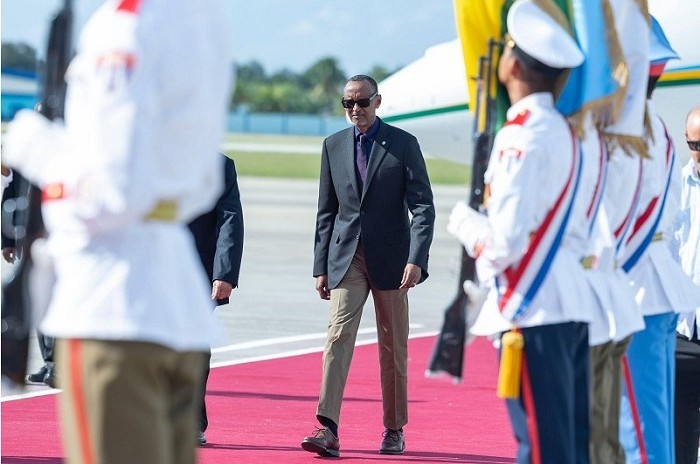 Perezida Kagame yageze muri Cuba 