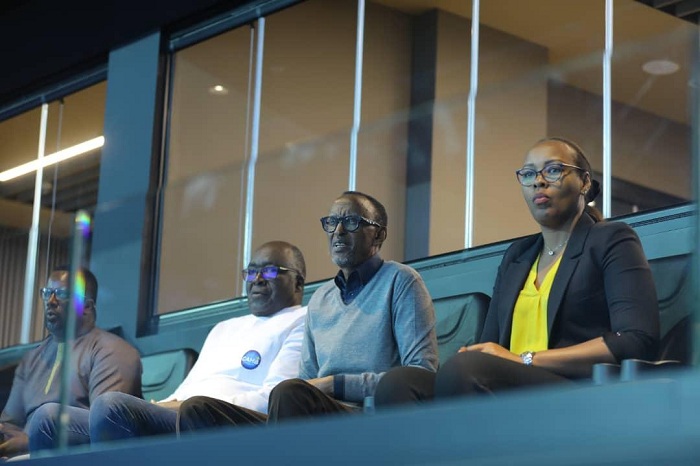 Perezida Kagame yakurikiranye aya marushanwa ya Handball by'umwihariko umukino wa nyuma