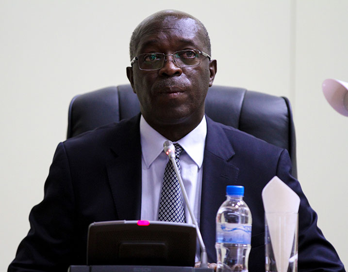 Minisitiri w'Intebe arimo gusobanurira Inteko ibyagezweho mu rwego rw'ubutabera kuva mu mwaka wa 2010.