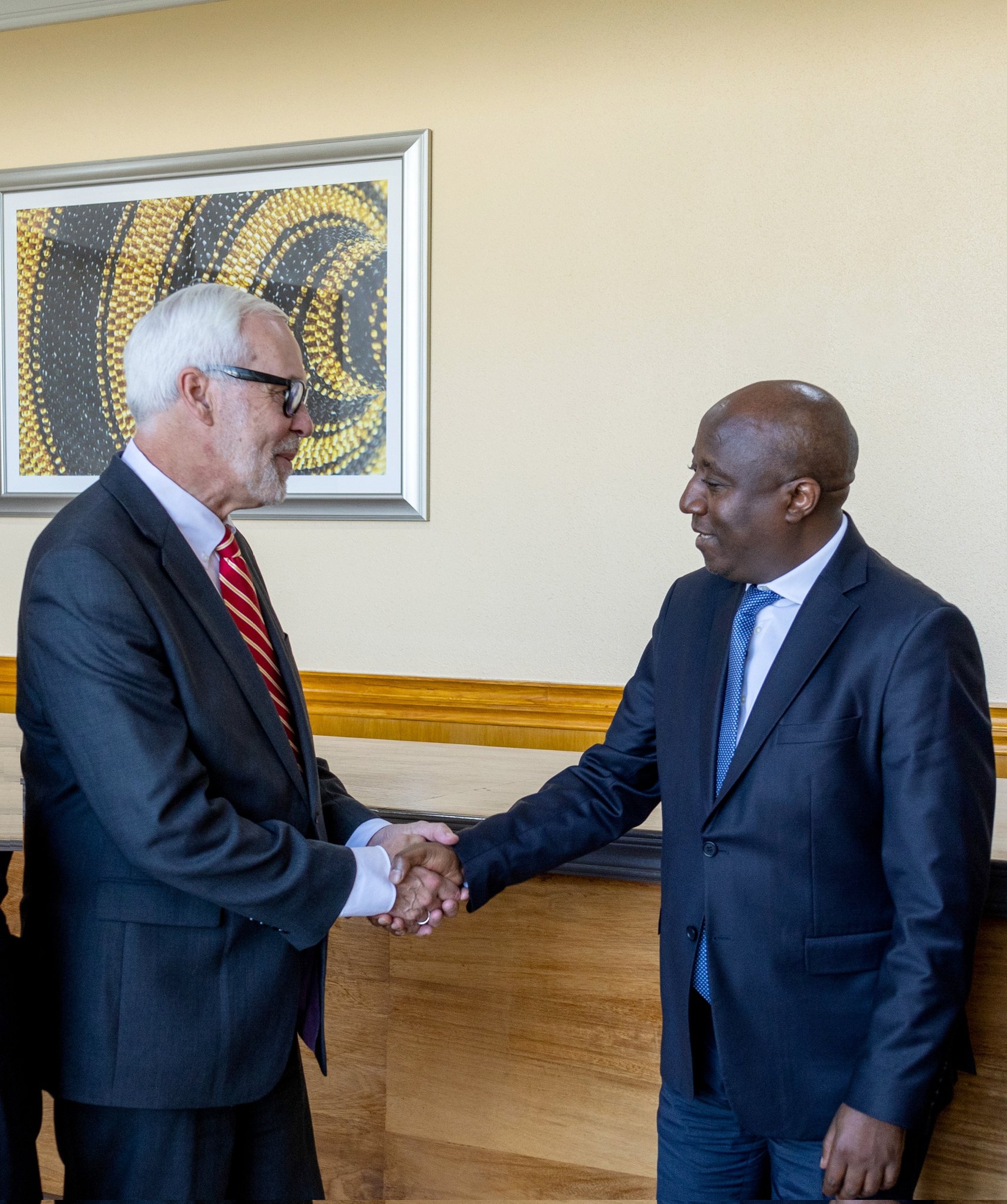 Minisitiri w'Intebe Dr Ngirente yakiriye Dr. Paul Le Blanc, Perezida wa Kaminuza ya Southern New Hampshire 