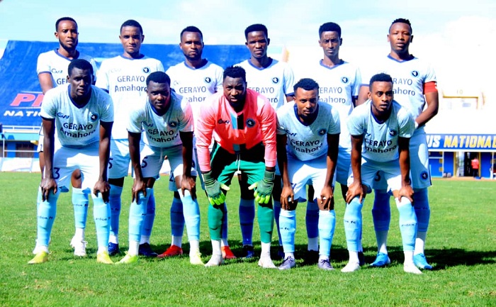 Abakinnyi 11 ba Police FC babanje mu kibuga