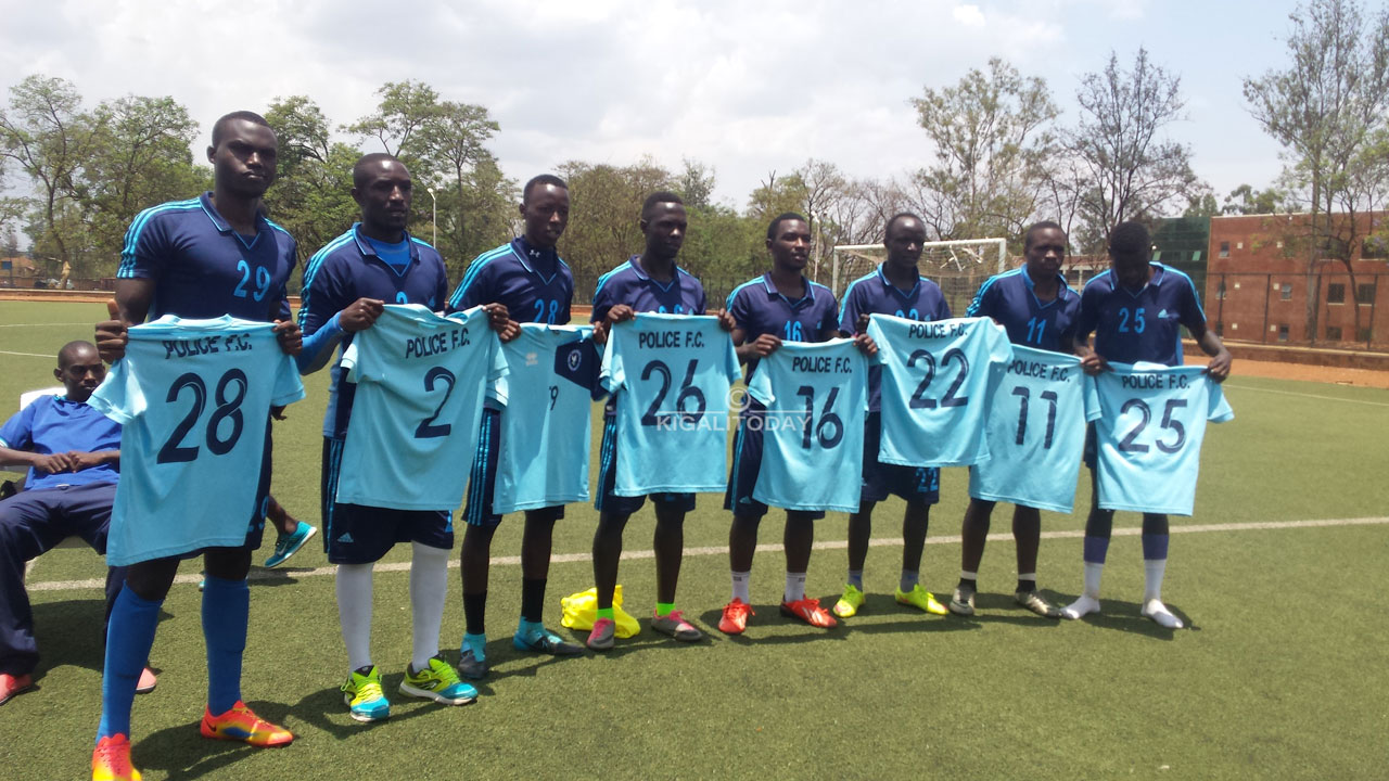 Police yerekanye abakinnyi umunani yaguze uyu mwaka banahabwa na nimero bazajya bakinana