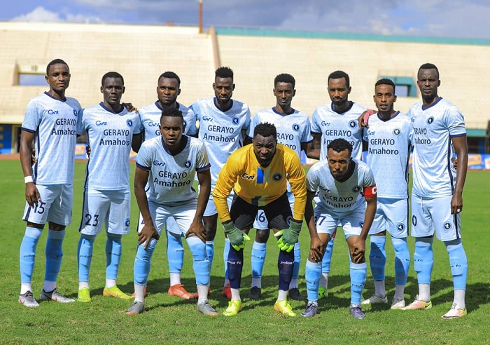 Abakinnyi 11 ba Police FC babanje mu kibuga