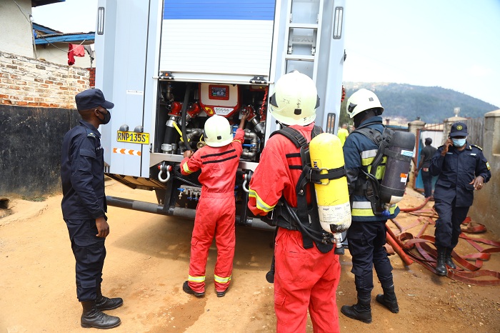 Polisi y'u Rwanda, ishami rizimya umuriro yatabaye