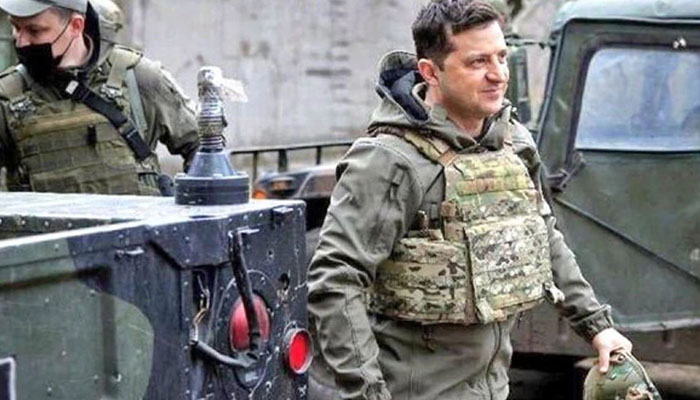 Perezida wa Ukraine, Volodymyr Zelensky ku rugamba