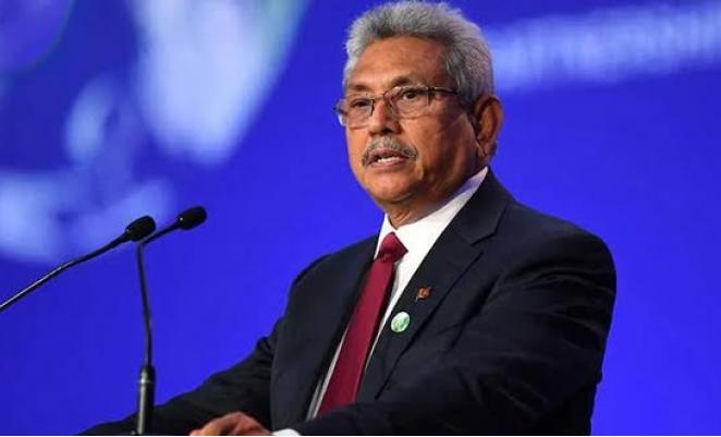 Perezida wa Sri Lanka, Gotabaya Rajapaksa yeguye
