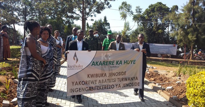 Abari mu muhango wo kwibuka