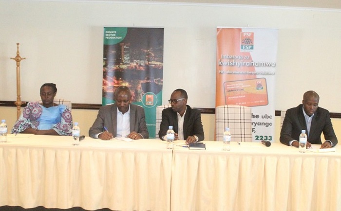 Abayobozi ba PSF n'ubuyobozi bw'Intara n'Akarere ka Rubavu