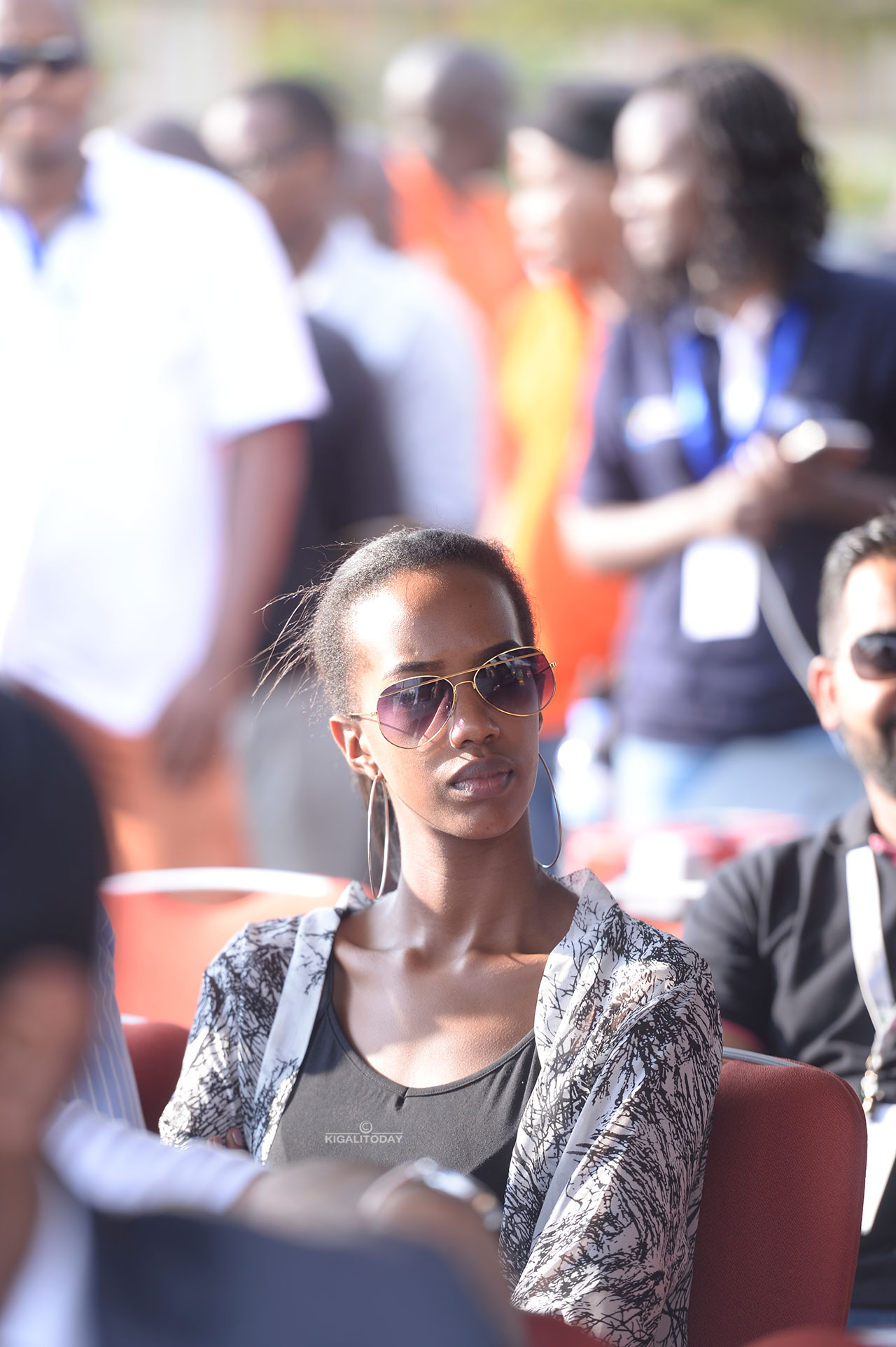 Miss Rwanda 2017 Iradukunda Elsa nawe yari yitabiriye uyu muhango