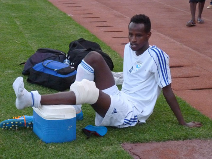 Rachid Kalisa wa polisi FC yagiriye imvune mu myitozo.