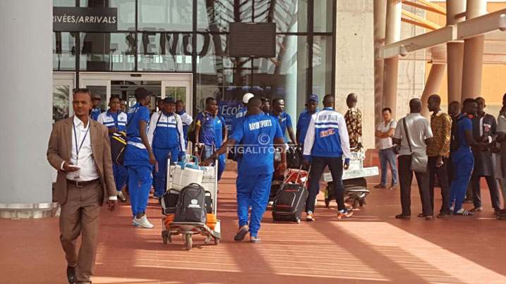 Rayon Sport igera ku kibuga cy'Indege cy'i Bamako muri Mali
