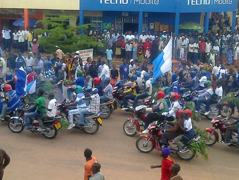 Mu mujyi wa Nyanza byari bishyushye.