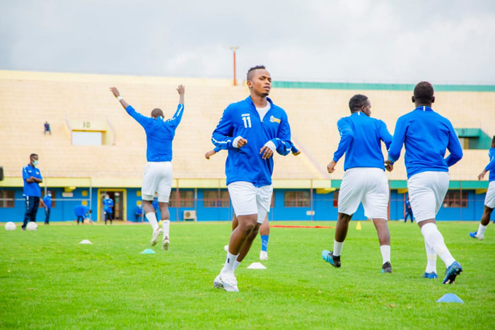Rayon Sports yishyushya mbere y'umukino