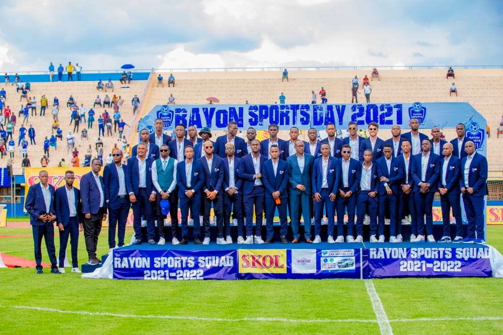 Ubwo Rayon Sports yerekanaga abakinnyi mu mwaka ushize w