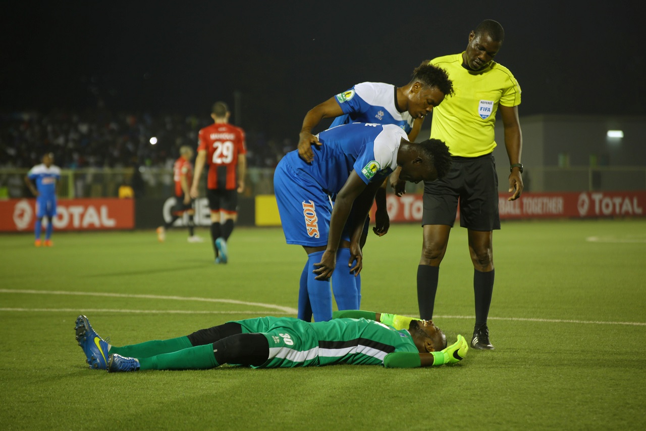 Mu minota ya nyuma, umunyezamu wa Rayon Sports yakomeje gutinza iminota ariko birangira batsinzwe