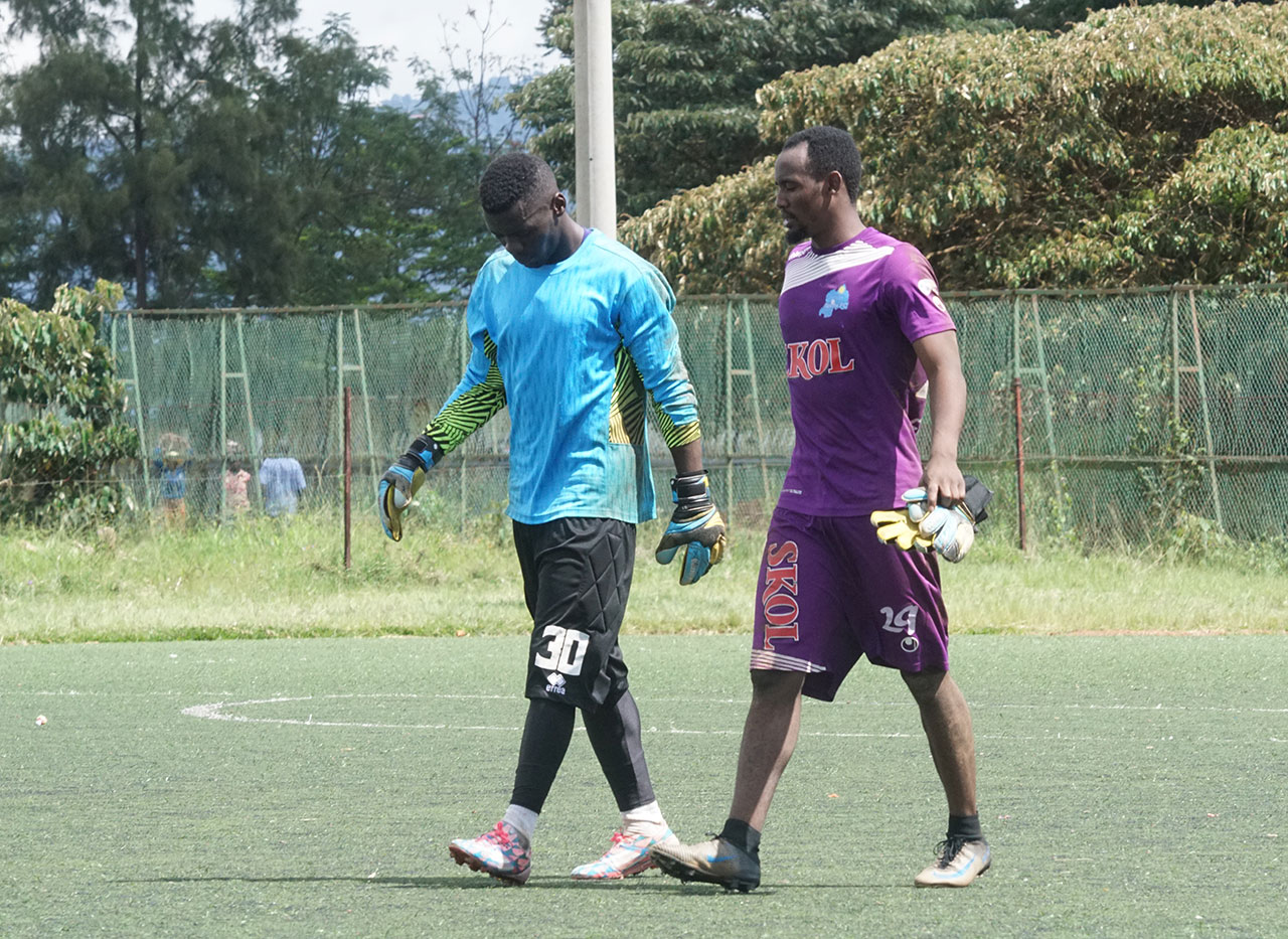 Bikorimana Gerard na Ndayisenga Kassim nibo banyezamu bakoze imyitozo gusa, Bakame afite akabazo k'uburwayi