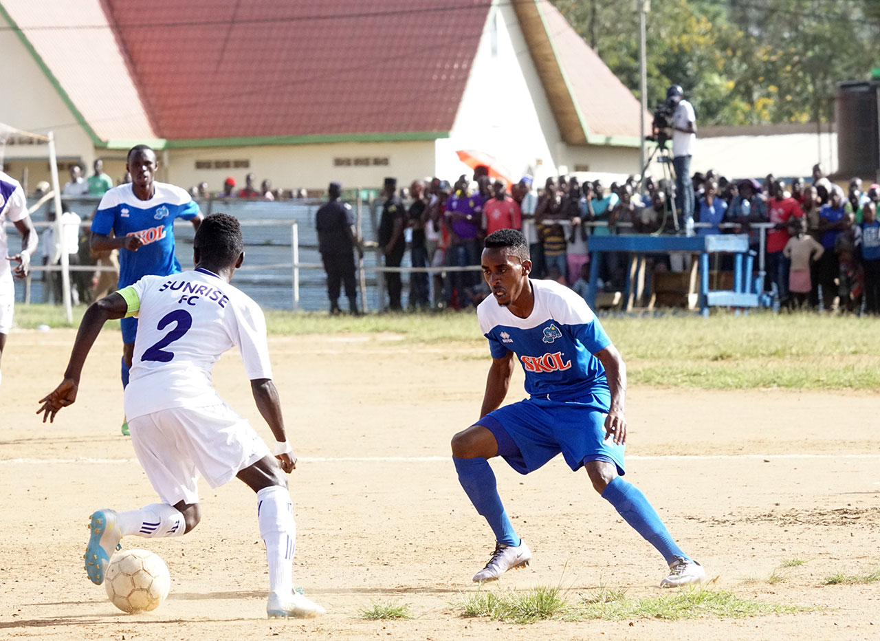 Serumogo Ally wa Sunrise yari ahanganye na Eric Rutanga