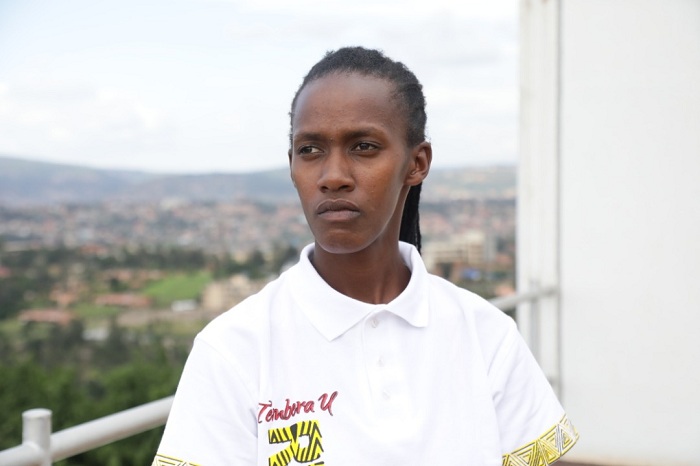 Rugero Jeannette ni umwe mu bahuguwe akaba n'umwe mu bunganira ba mukerarugendo iyo baje mu Rwanda
