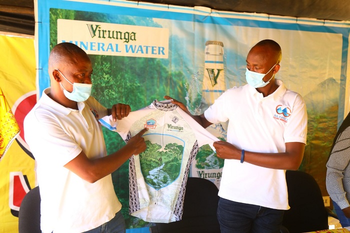 René Anthère Rwanyange na Bizimana Albert, abayobozi muri Muhazi Cyling Generation bishimiye ubu bufatanye