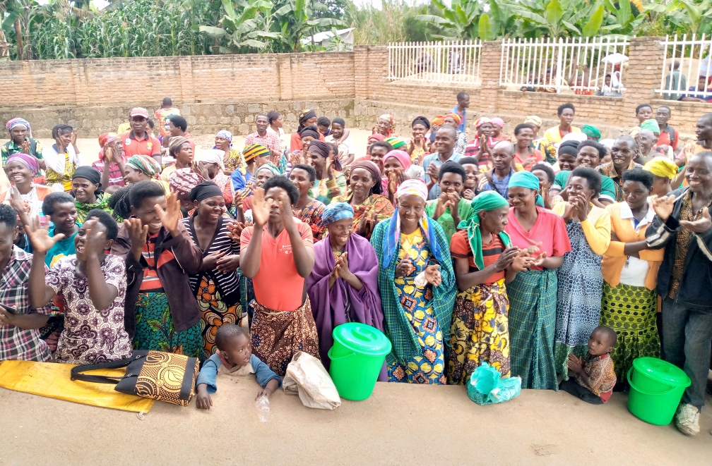 Bishimiye ubufasha bahawe