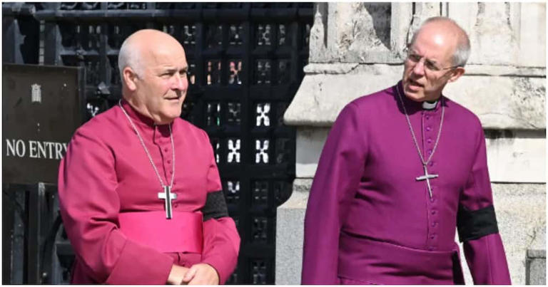 Most Rev. Stephen Cottrell na Most Rev. Justin Welby ba Kliziya y'u Bwongereza (Ifoto: The New York Post)