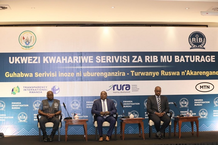 Abayobozi batandukanye bitabiriye icyo gikorwa