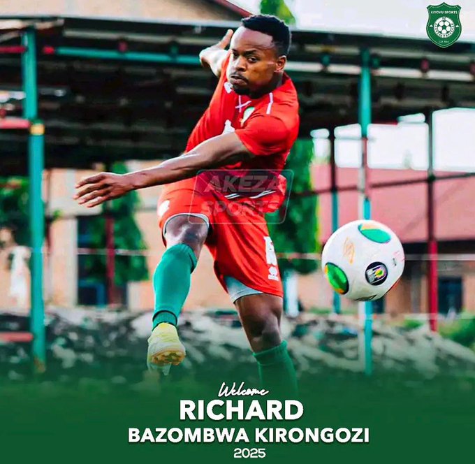 Umurundi Richard Kirongozi Bazombwa ukina imbere anyuze ku ruhande wifuzwaga na Rayon Sports yasinyiye Kiyovu Sports amasezerano y'imyaka ibiri