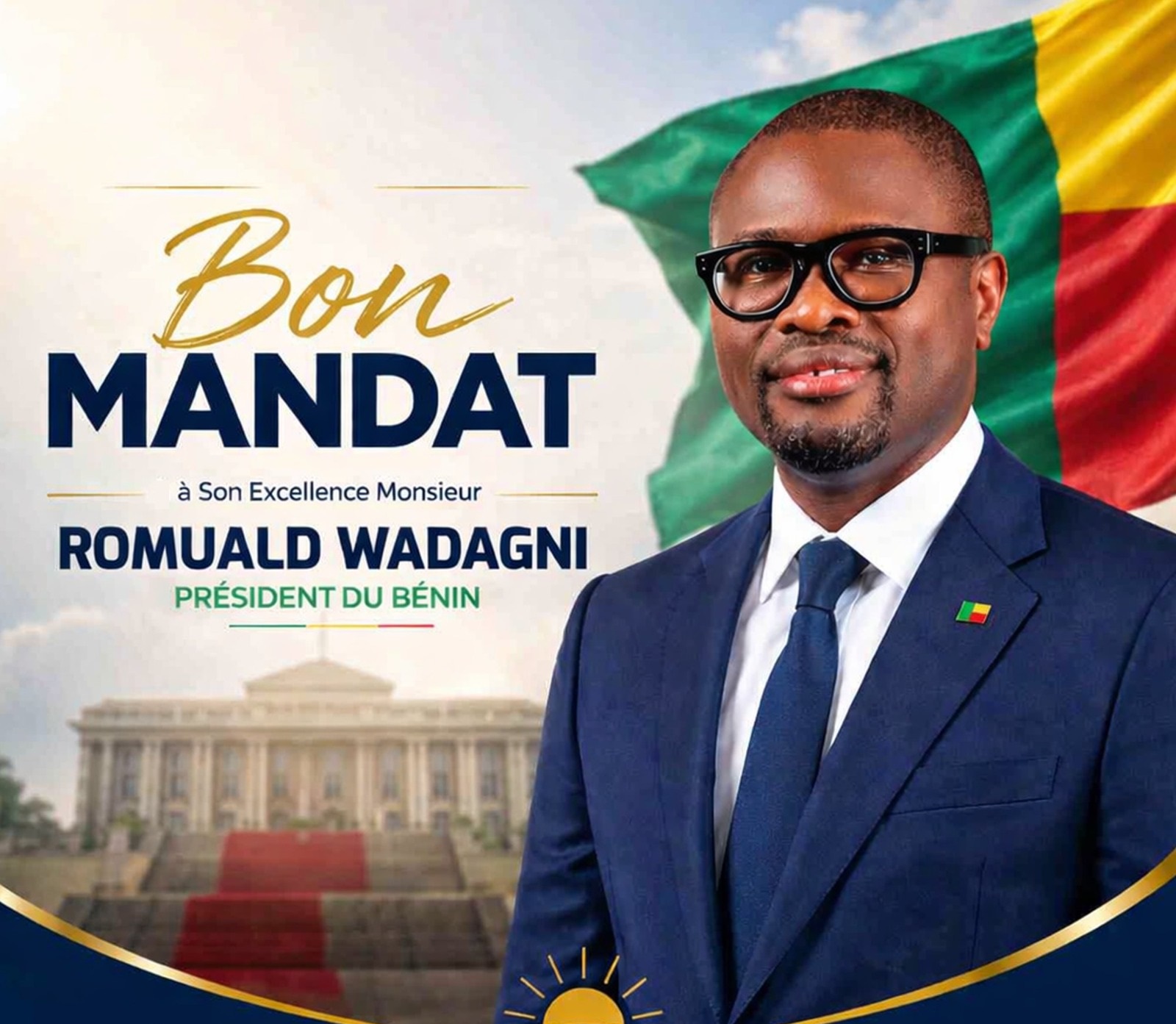 Romuald Wadagni yarahiriye kuyobora Bénin muri manda y