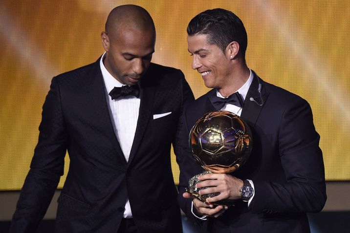 Thierry Henry ni we washyikirije Cristiano Ballon d'Or