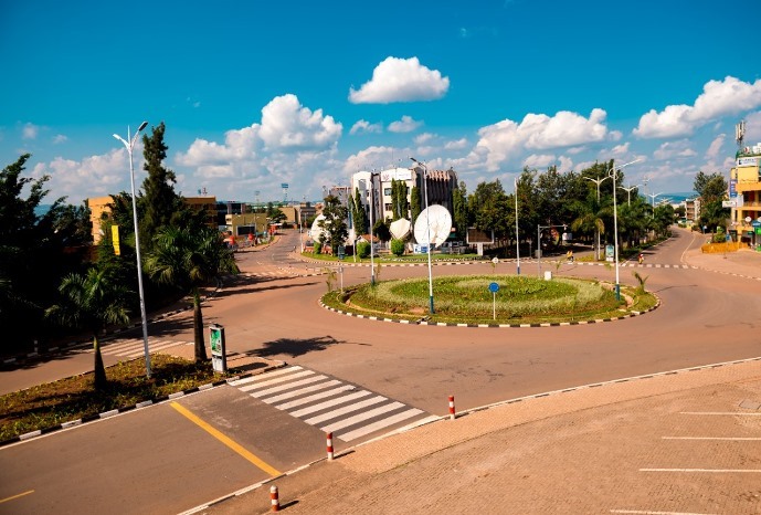 Muri rond point ya Gisiment /Kissment i Remera ubu nta binyabiziga wahabona