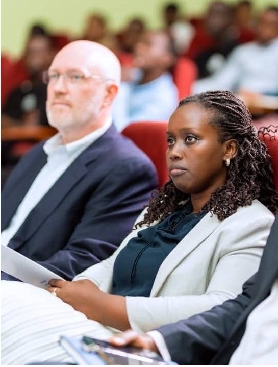 Umuyobozi wa RP, Dr. Sylvie Mucyo na Robin Padberg