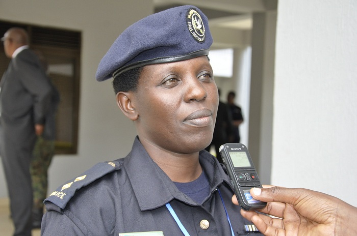 IP Marie Chantal Murerwa umwe mubapolisi bitabiriye amahugurwa