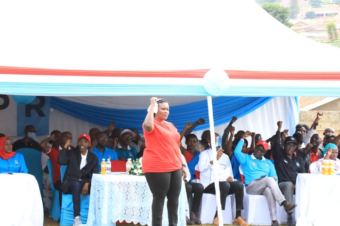 Umutesi Solange, Chaiman w'Umuryango FPR-Inkotanyi ku rwego rw'Akarere ka Kicukiro