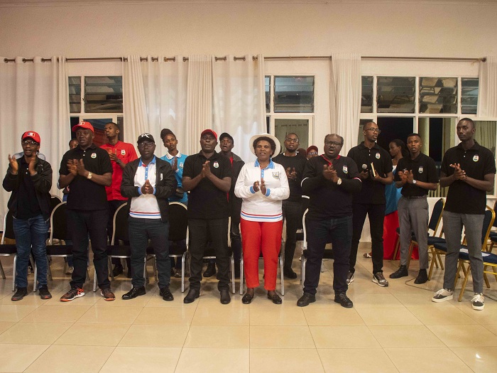 Bamwe mu bayobozi ba INES Ruhengeri bitabiriye icyo gikorwa