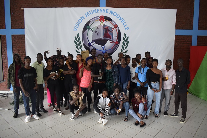 Urubyiruko rwitabiriye ibiganiro byateguwe na Vision Jeunesse Nouvelle