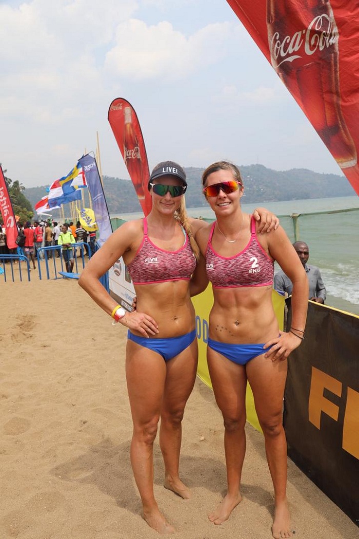 Abari bahagarariye ikipe y'igihugu y'u Bwongereza mu bagore bishimiye ikirere cy'i Rubavu