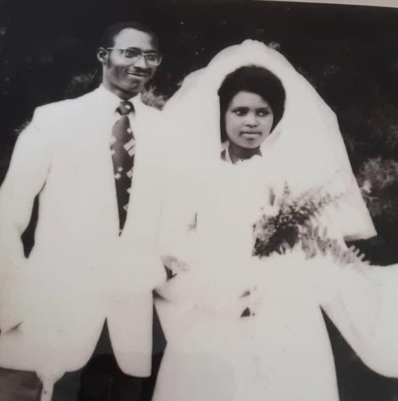 Rubayita na Mujara ku munsi w'ubukwe bwabo