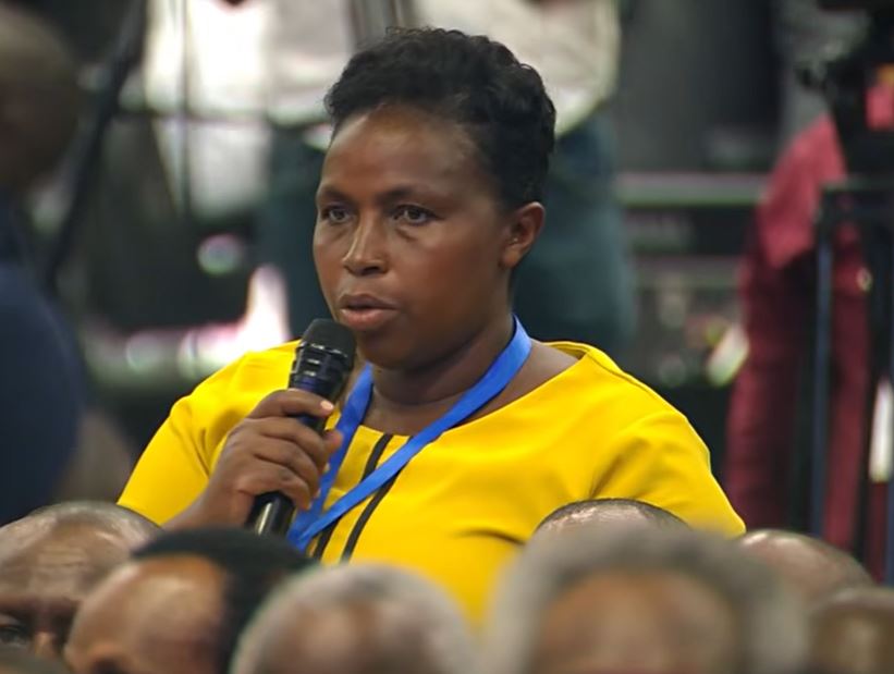 Mushimiyimana Marie Rose yabajije ikibazo cy'ibiciro ku isoko bikomeza kuzamuka