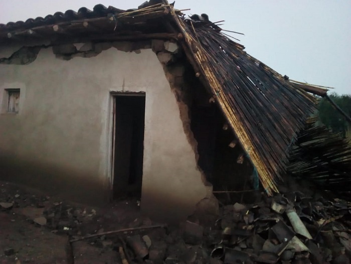 Iyi nzu mu Ruhango yaraguye ihitana umukecuru