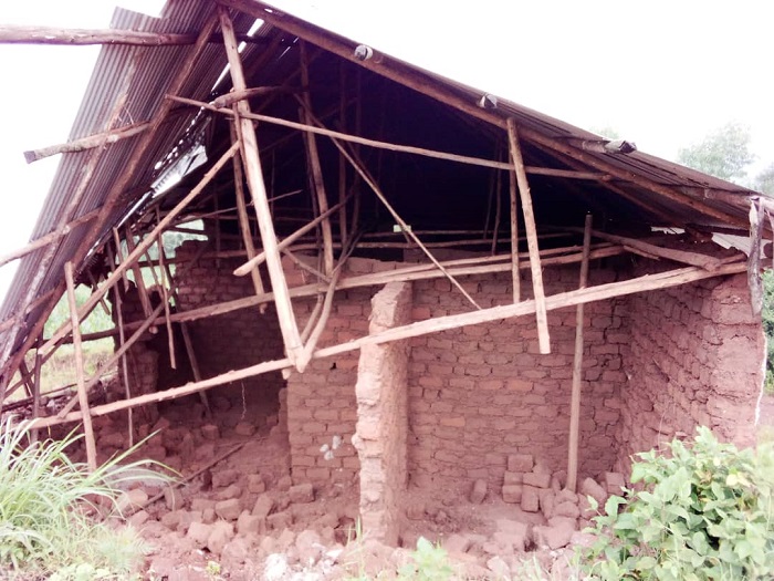 Inzu zirenga 40 zangijwe n'imvura imaze iminsi igwa mu Karere ka Rulindo