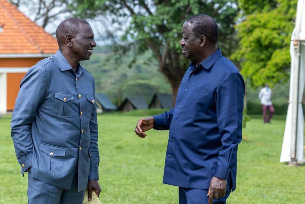 Perezida Ruto na Odinga bahuriye mu rwuri rwa Museveni 