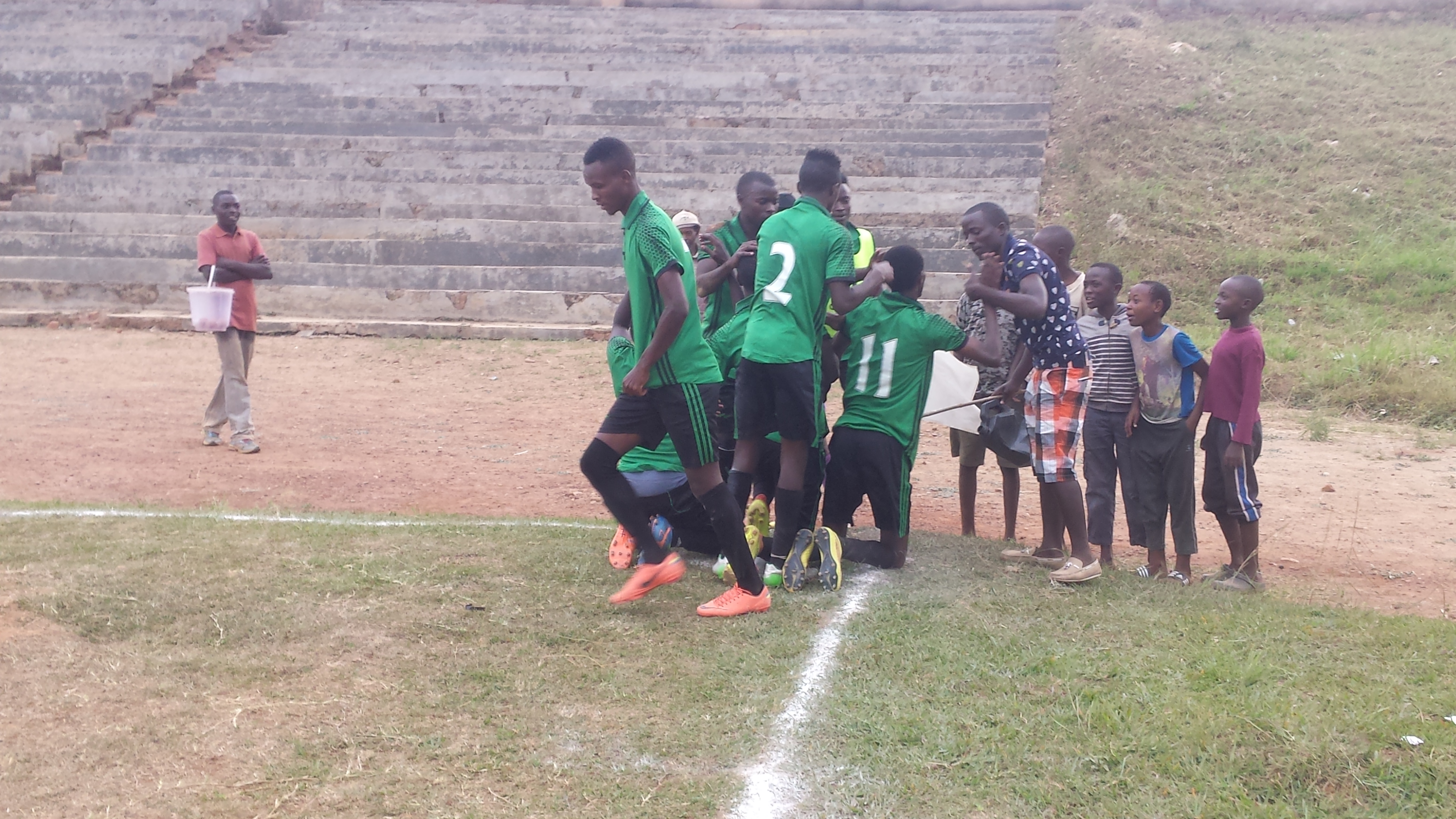 Rwamagana yishimira igitego cyayizamuye mu cyiciro cya mbere