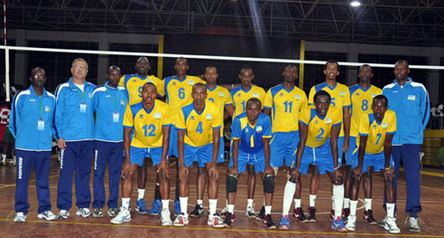 Ikipe y'u Rwanda ya volleyball.