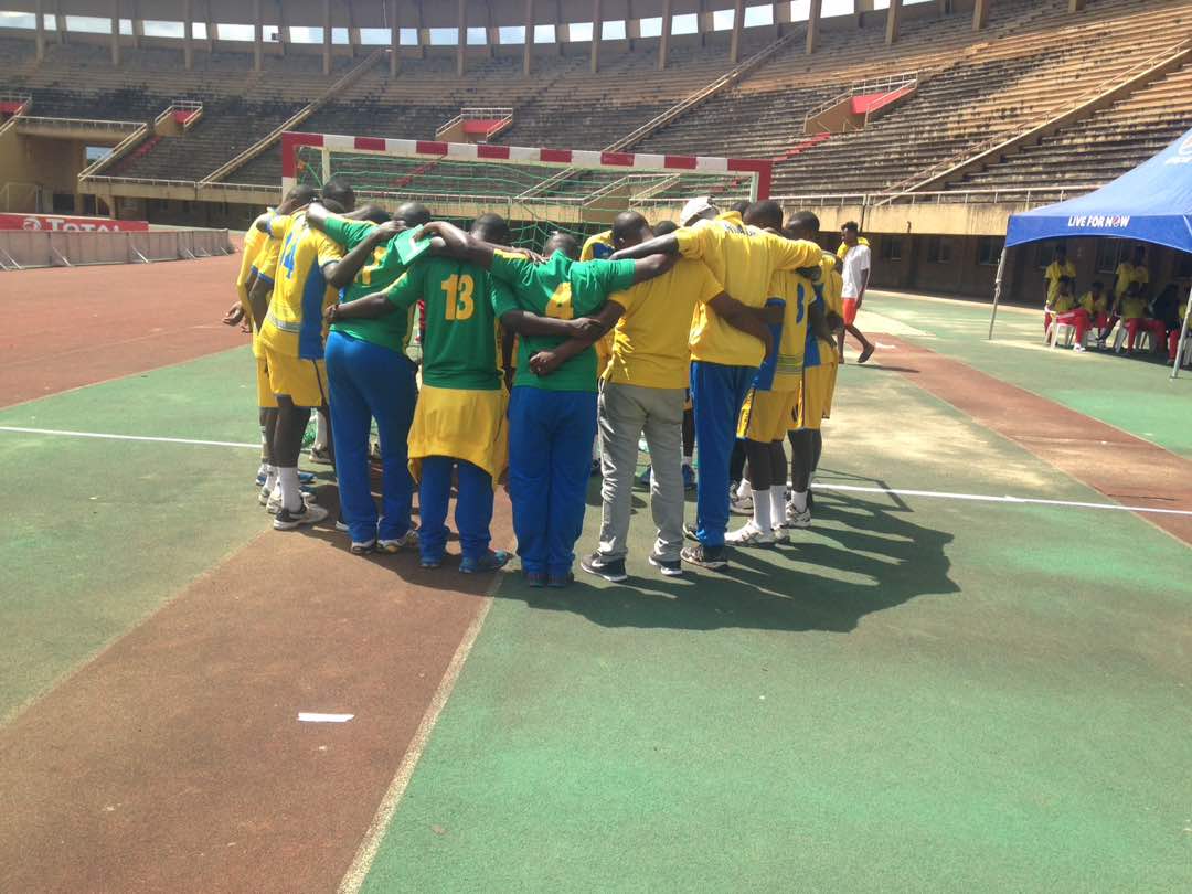 Nyuma y'umukino barashima Imana