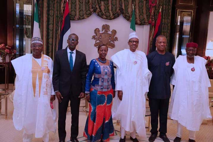 Minisitiri Mushikiwabo yari yashyiriye ubutumwa Perezida Kagame yageneye mugenzi we wa Nigeria, Muhamadu Buhari