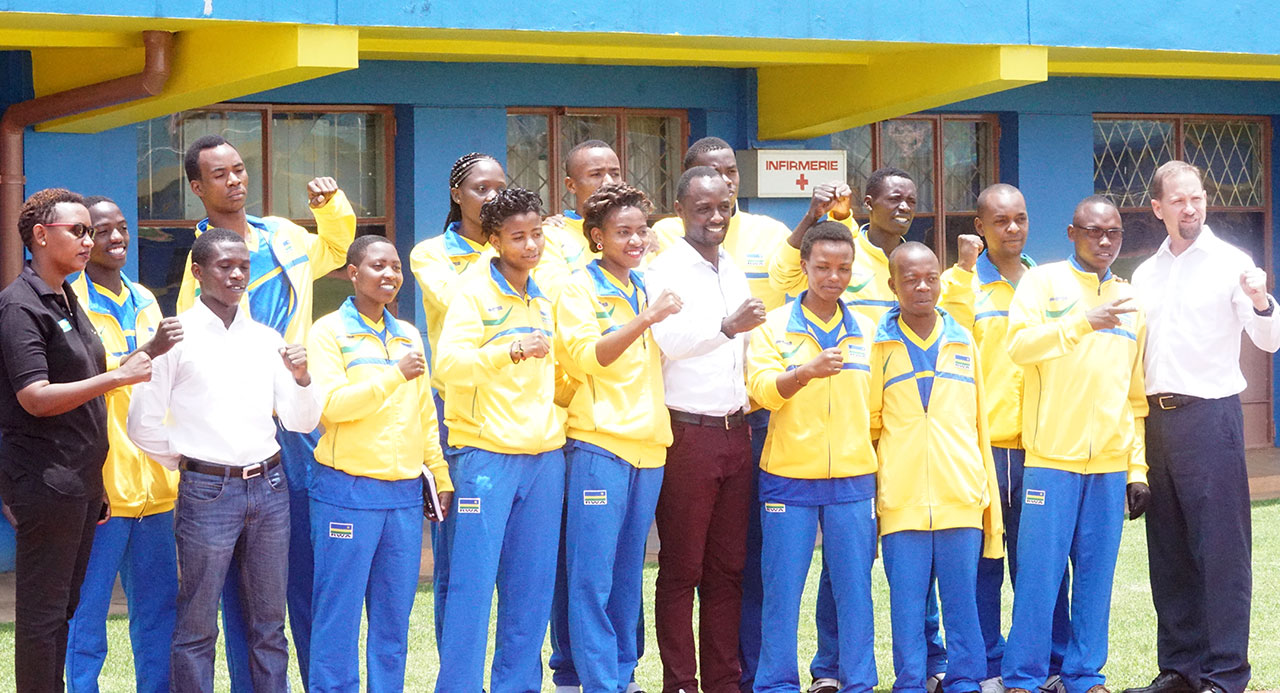 Abakinnyi 15 bazahagararira u Rwanda ngo intego buri wese ni ukuzana umudari